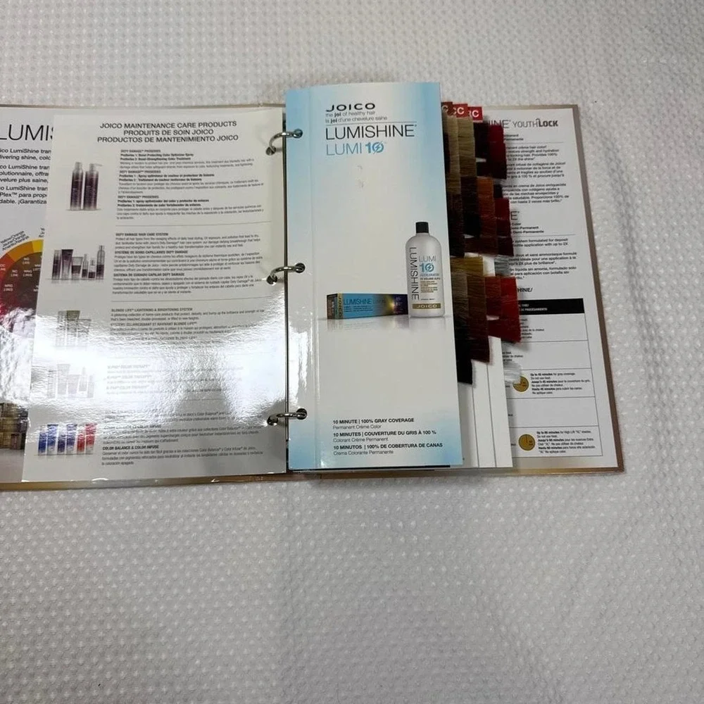 Joico Lumishine hair color Swatch Book